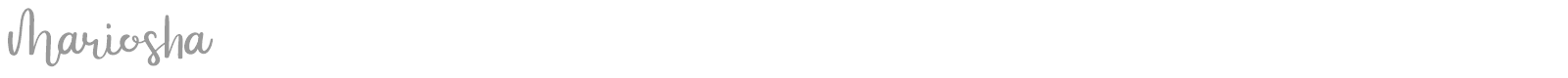 Mariosha font preview